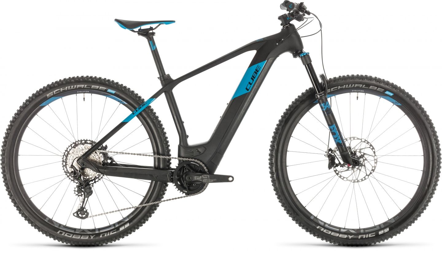 Электровелосипед CUBE 21 Elite Hybrid C:62 SL 625 29 carbon´n´blue