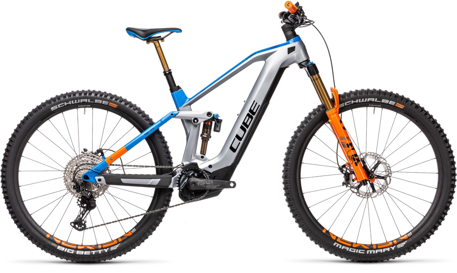 Электровелосипед CUBE 21 Stereo Hybrid 140 HPC Actionteam 625 Kiox