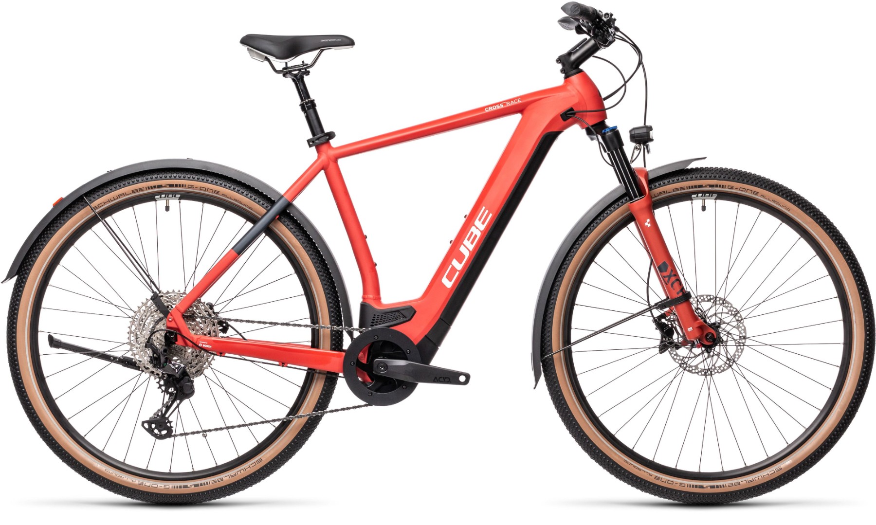 Электровелосипед CUBE 21 Cross Hybrid Race 625 Allroad