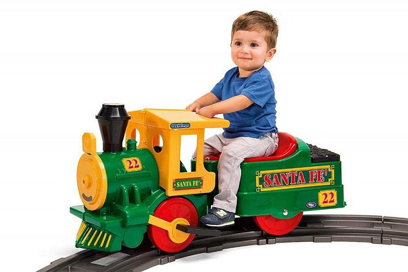 Детский электромобиль Santa Fe Train Green