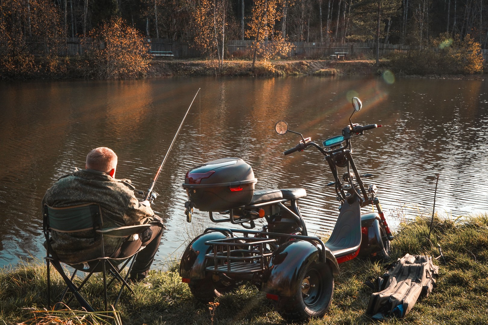 Электроскутер WS-PRO+ TRIKE 3000W, 60V , 21AH