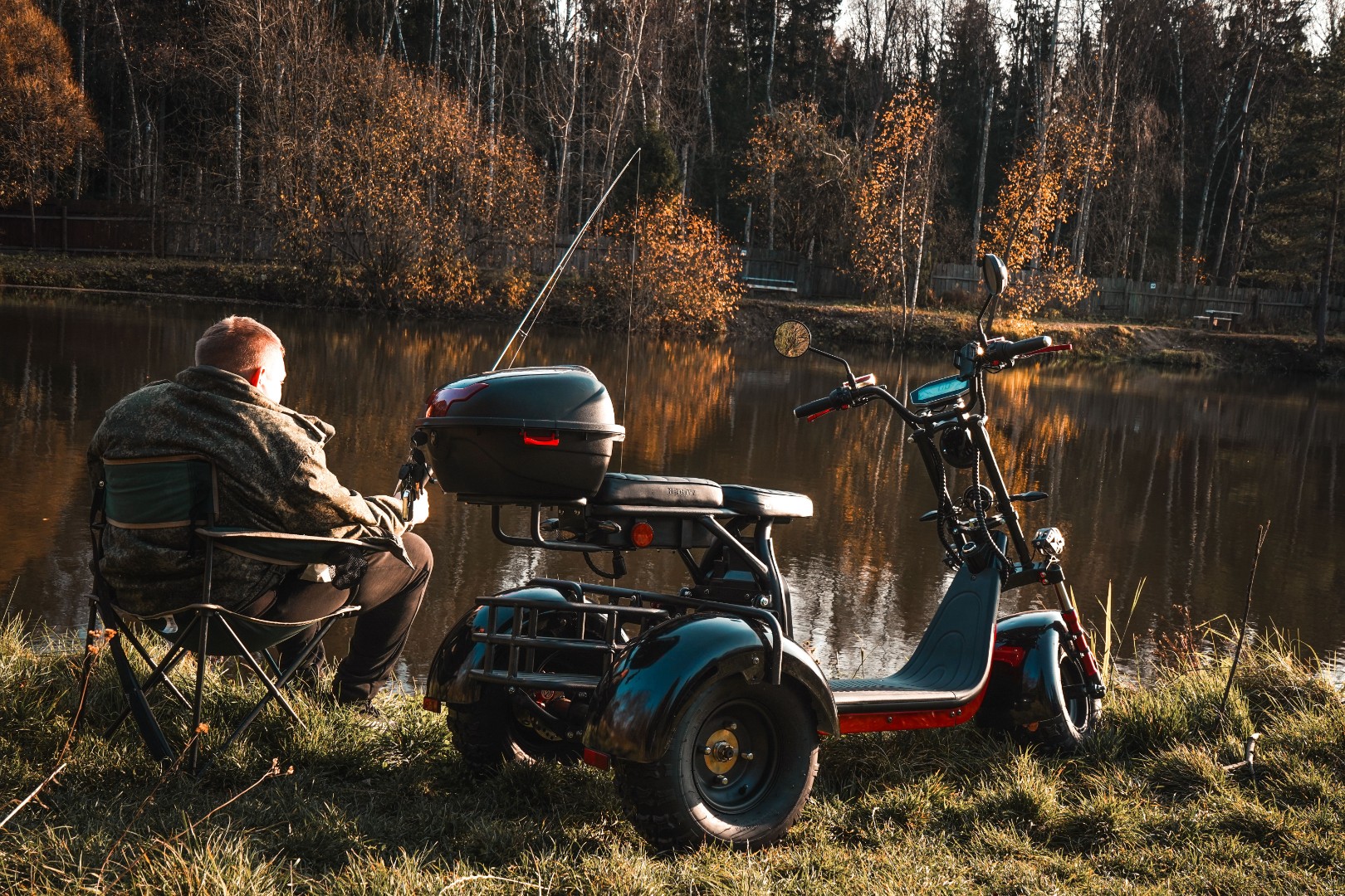 Электроскутер WS-PRO+ TRIKE 3000W, 60V , 21AH — изображение 2