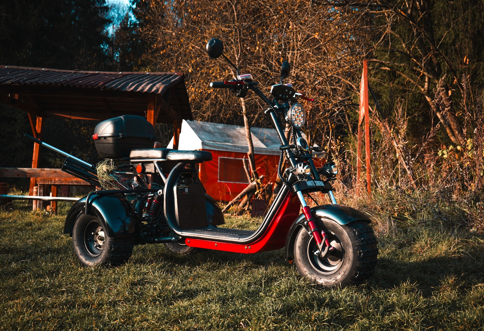 Электроскутер WS-PRO+ TRIKE 3000W, 60V , 21AH — изображение 3