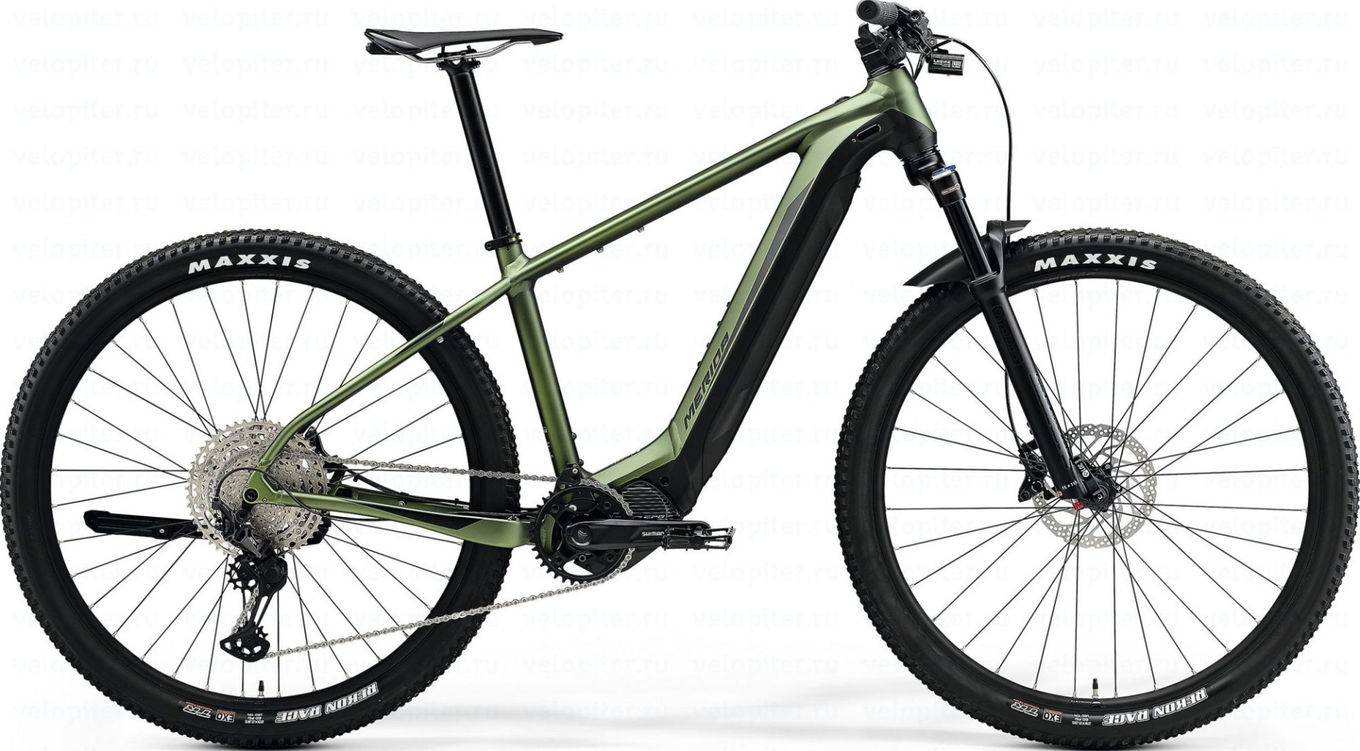 Электровелосипед Merida eBig.Nine 700 MattGreen/Black — изображение 2