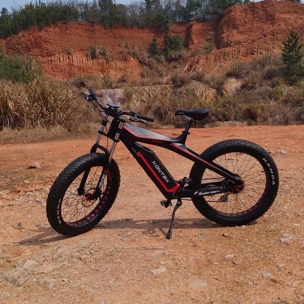 Электровелосипед GreenCamel Карбон Kontax (R26FAT 750W Bafang 48V LG 13Ah) carbon, torque, Altus 8скор — изображение 4