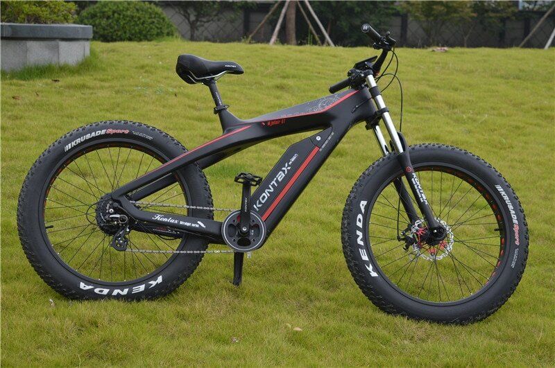 Электровелосипед GreenCamel Карбон Kontax (R26FAT 750W Bafang 48V LG 13Ah) carbon, torque, Altus 8скор — изображение 7