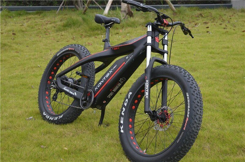 Электровелосипед GreenCamel Карбон Kontax (R26FAT 750W Bafang 48V LG 13Ah) carbon, torque, Altus 8скор