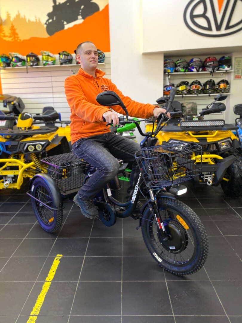 Трицикл Eltreco Porter Fat 500 UP!