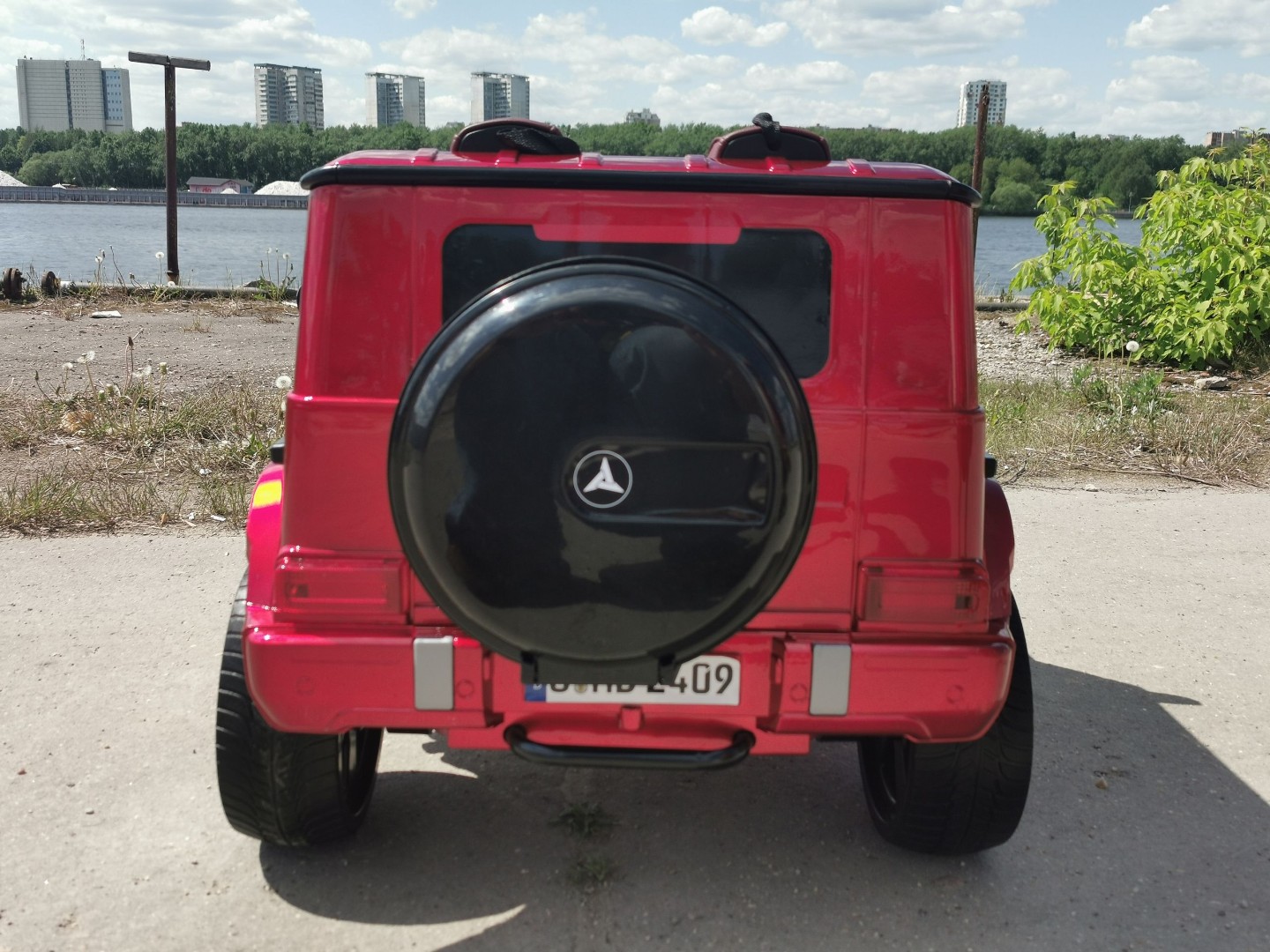 Детский электромобиль Mercedes-Benz G63 4х4 (высокая дверь) — изображение 15