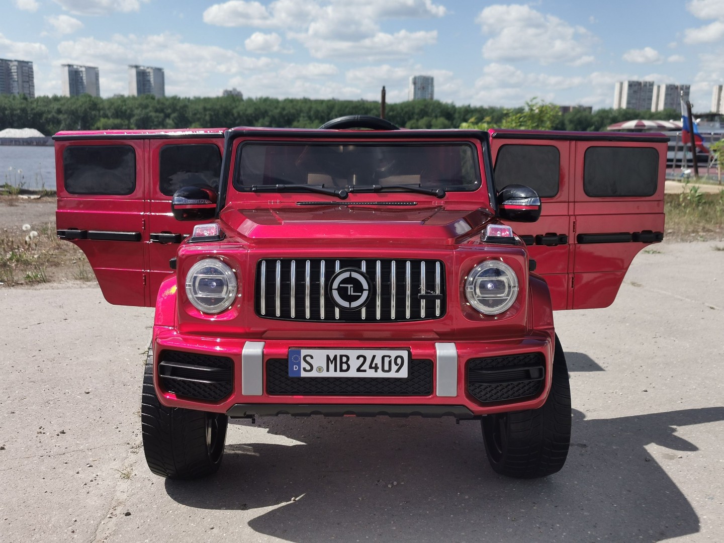 Детский электромобиль Mercedes-Benz G63 4х4 (высокая дверь) — изображение 13
