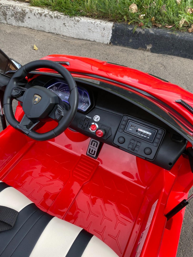 Детский электромобиль LAMBORGHINI AVENTADOR SVJ (A111MP) — изображение 47
