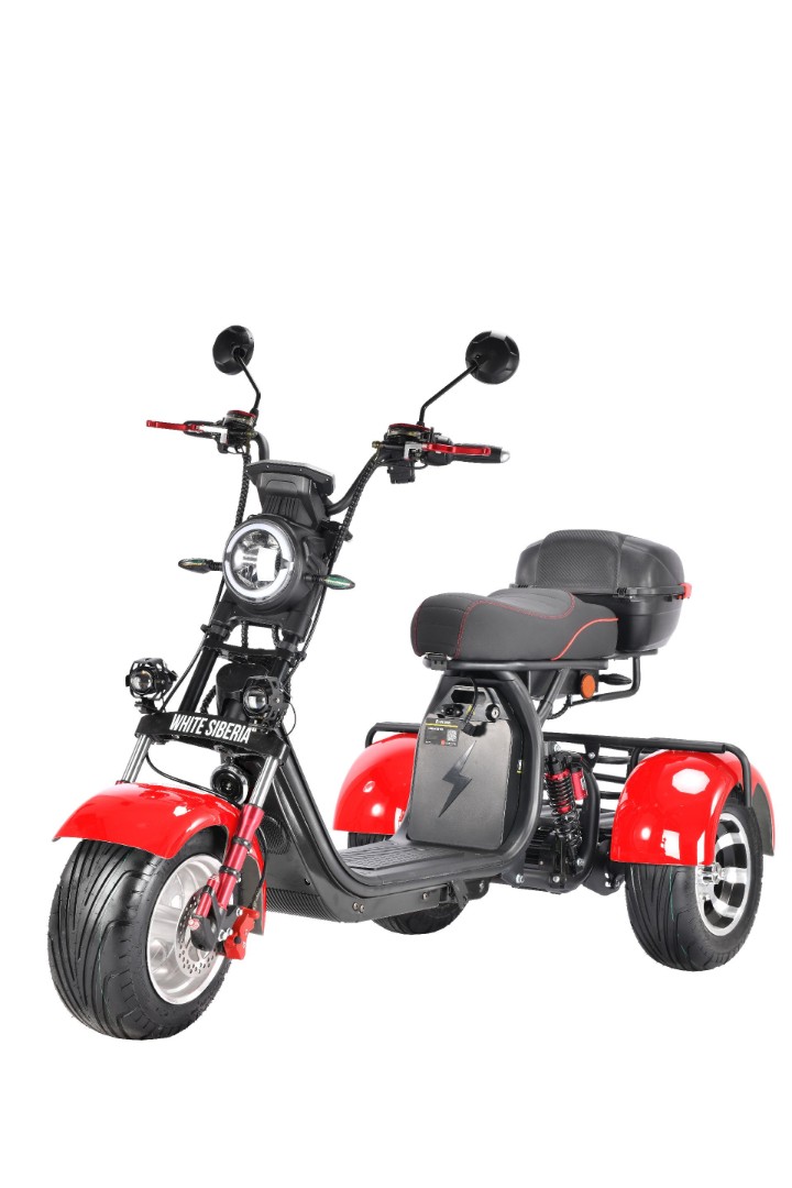 Электроскутер WHITE SIBERIA PRO TRIKE 3000W (2021 года)