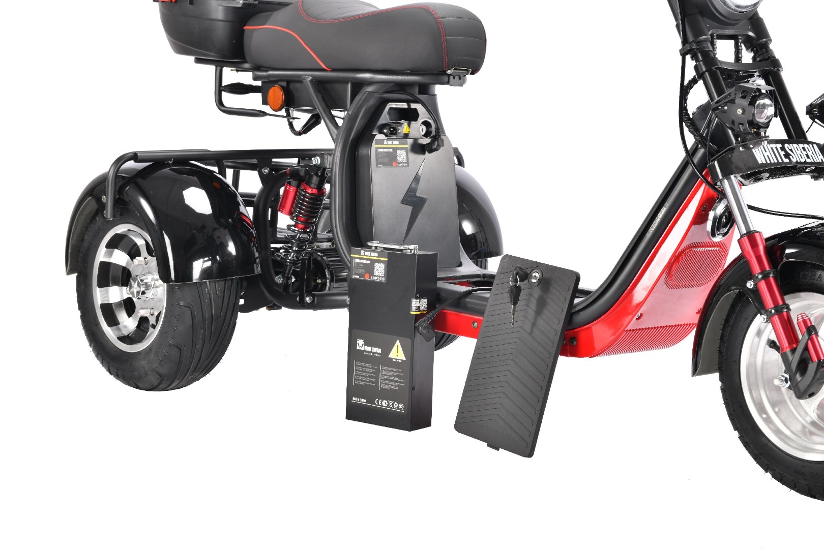 Электроскутер WHITE SIBERIA PRO TRIKE 3000W (2021 года) — изображение 20