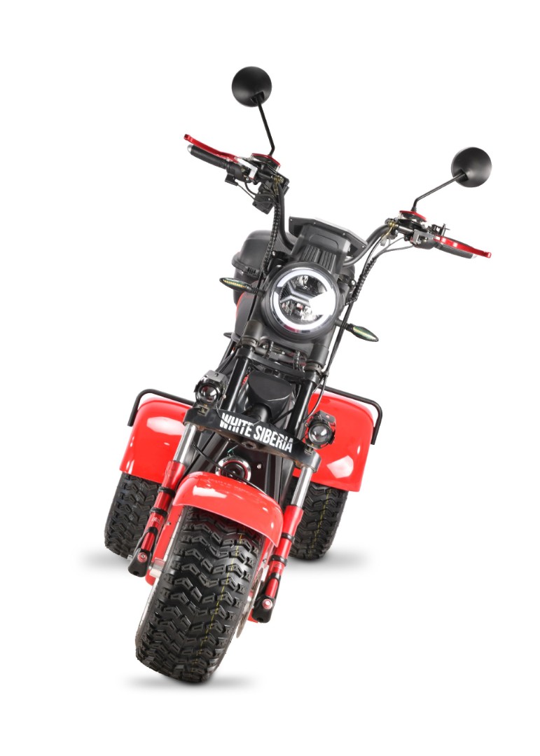 Электроскутер WHITE SIBERIA TRIKE IKRA 5000W