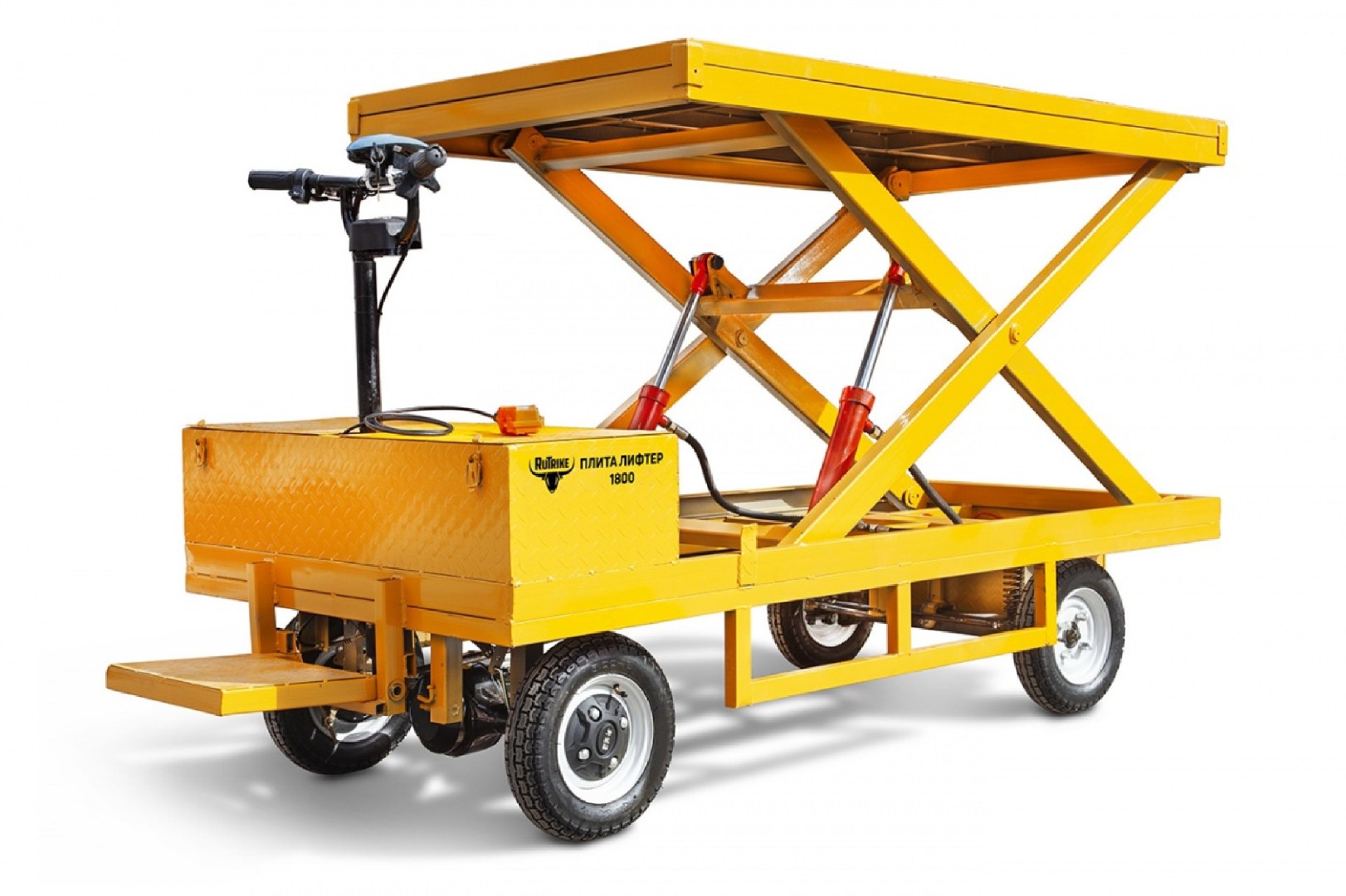 Электрическая тележка RuTrike ПЛИТА ЛИФТЕР 1800 с гидроподъёмником