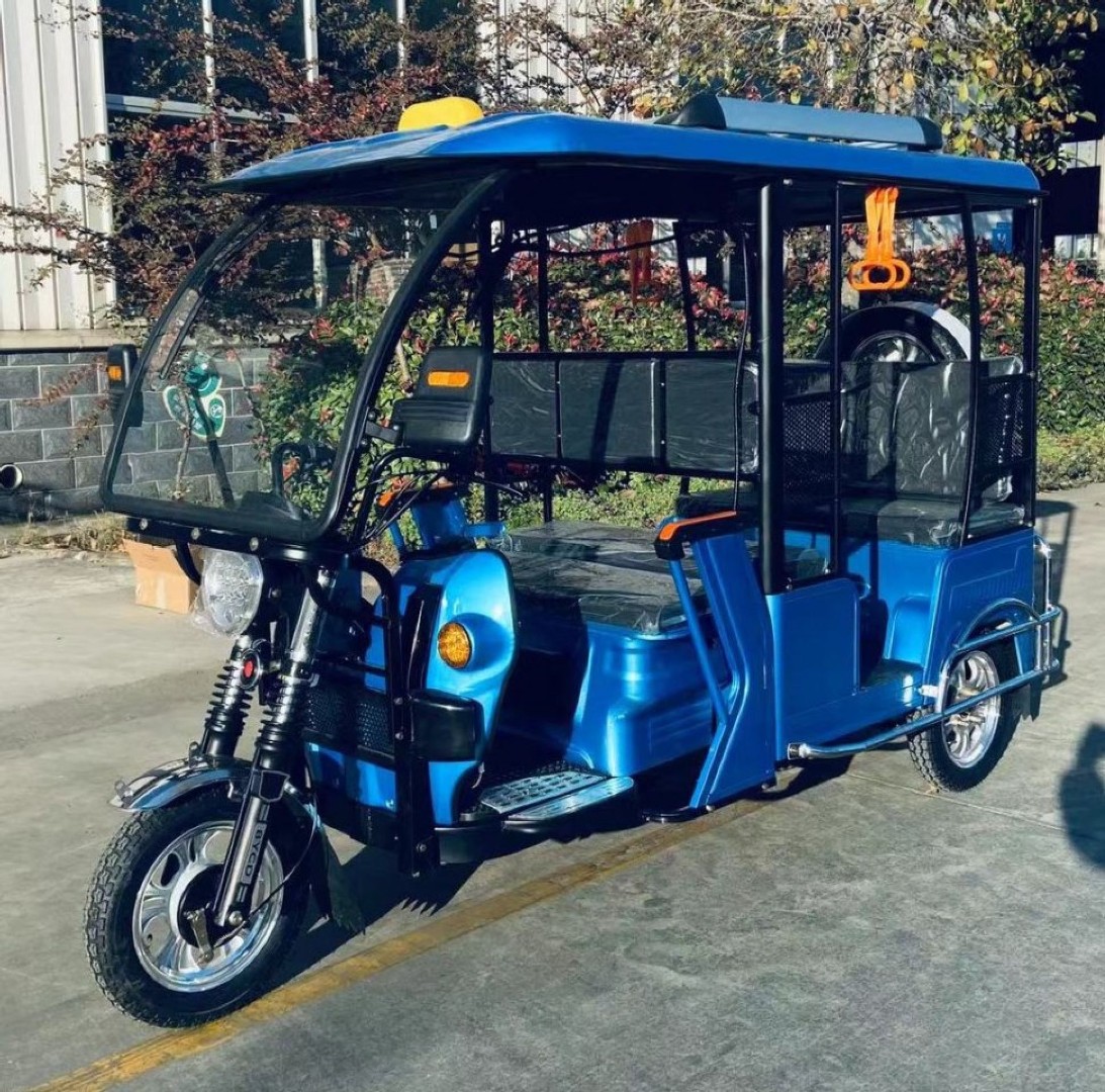Электротрицикл грузовой GreenCamel Пони Рикша (48V 1000W 30 км/ч) крыша, дифф — изображение 6