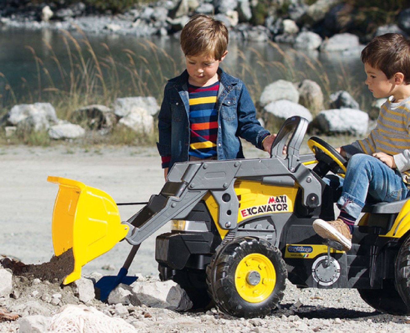 Педальный трактор Peg Perego Maxi Excavator — изображение 5