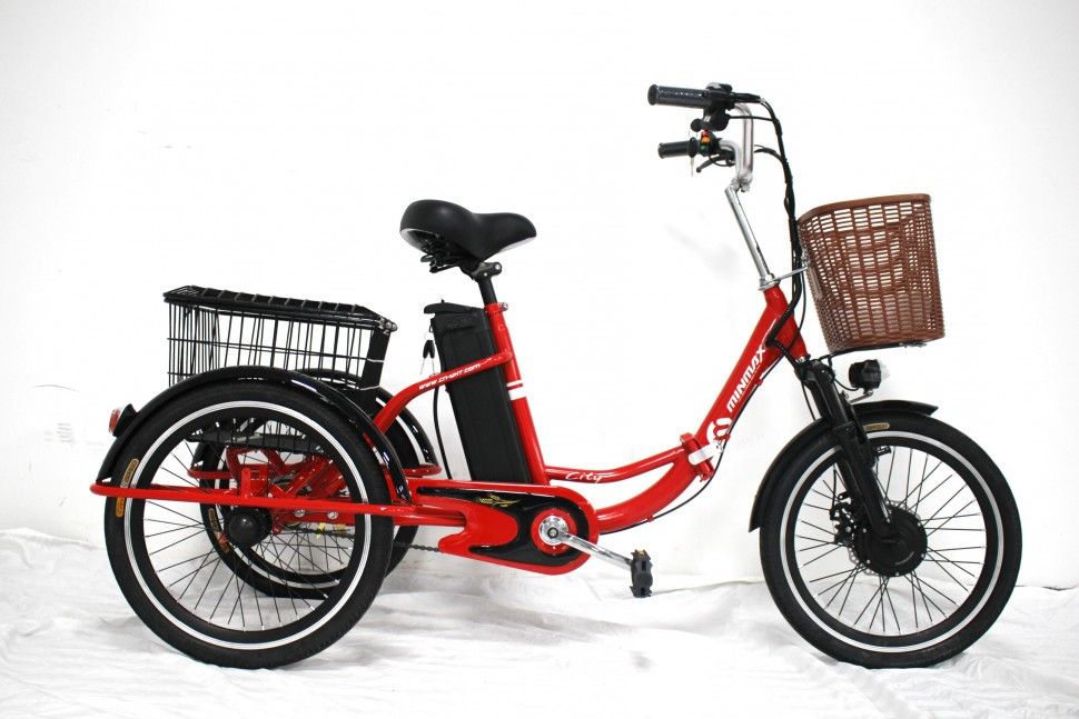 Электровелосипед GreenCamel Трайк-20 (R20 500W 48V 10Ah) Складной