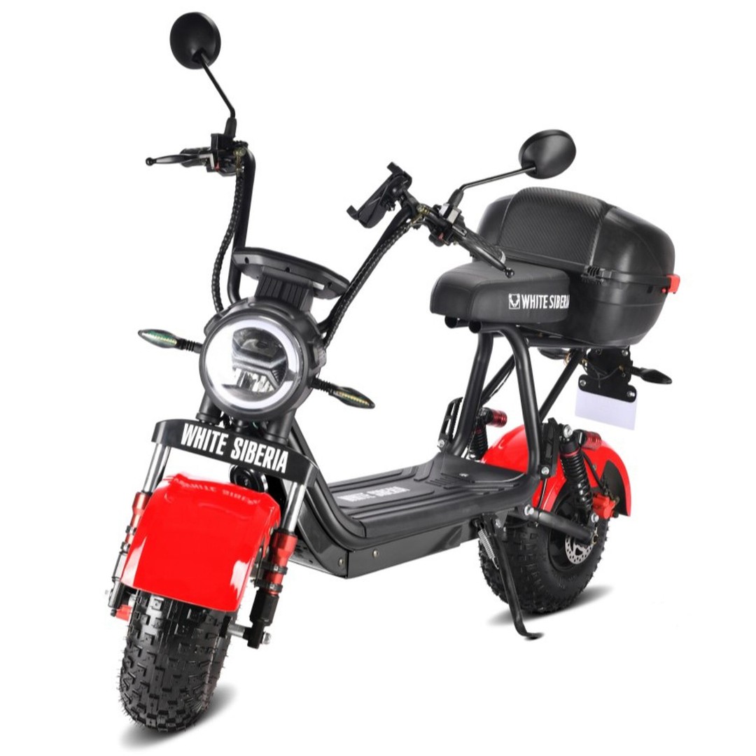 Электросамокат WHITE SIBERIA MINI R 2.0 1200W