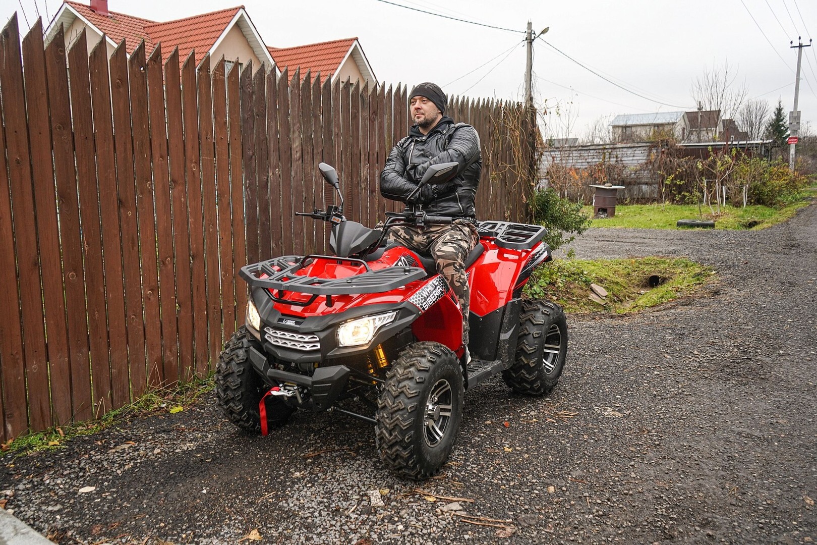 Электроквадроцикл WHITE SIBERIA SNEG PRO MAX 6000W
