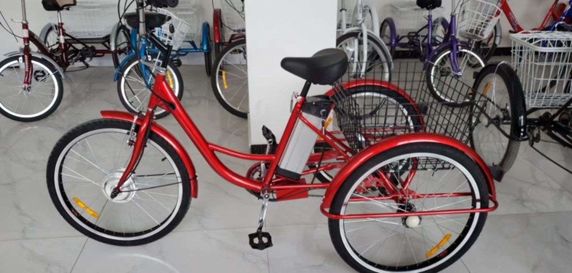 Электровелосипед GreenCamel Трайк-24 V2 (R24 250W 48V12Ah) 7 скоростей