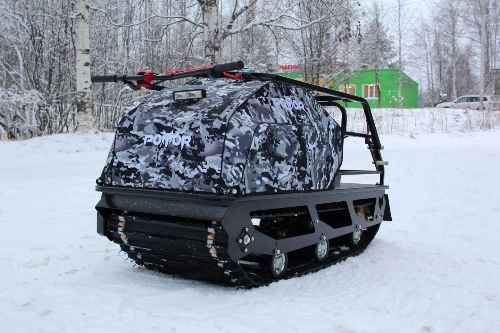 Мотобуксировщик POMOR М-600 PRO K18