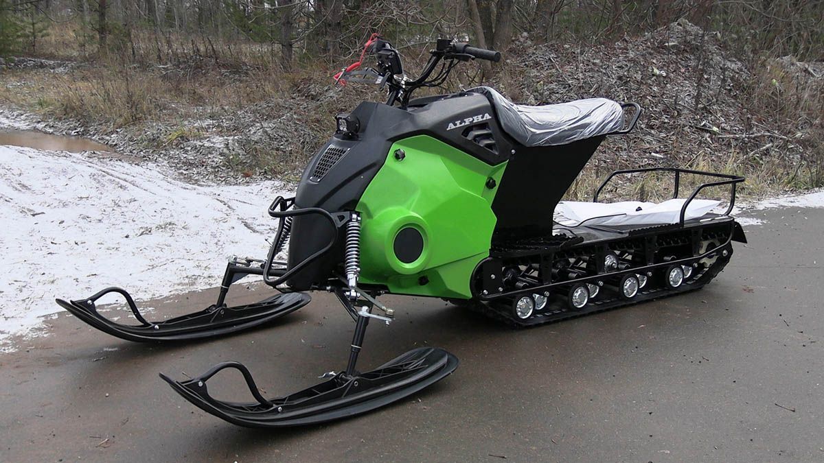 Снегоход ЛИДЕР-АЛЬФА-3 (двигатель LIFAN KP500E 22 лс) LONG