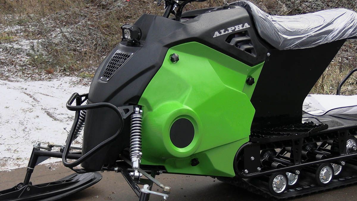 Снегоход ЛИДЕР-АЛЬФА-3 (двигатель LIFAN KP500E 22 лс) LONG — изображение 8