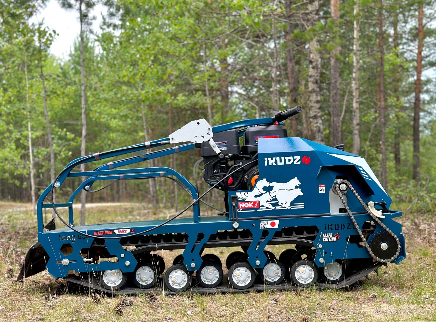Мотобуксировщик IKUDZO TERRAIN LONG 1700/600 EKR22 — изображение 3