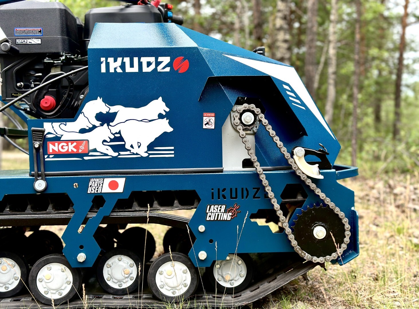Мотобуксировщик IKUDZO TERRAIN LONG 1700/600 EKR22 — изображение 10