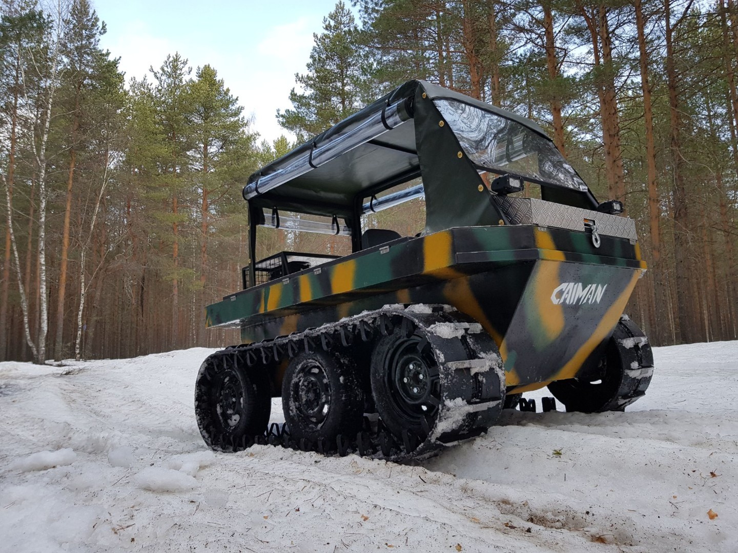 Мотобуксировщик Бурлак CAIMAN